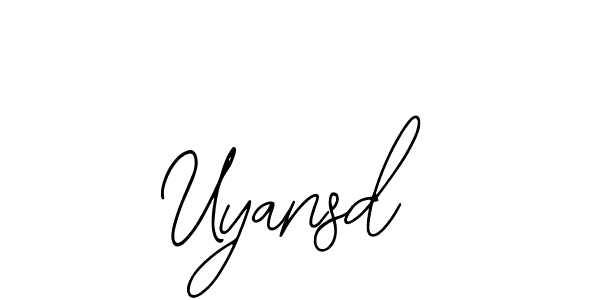 Use a signature maker to create a handwritten signature online. With this signature software, you can design (Bearetta-2O07w) your own signature for name Uyansd. Uyansd signature style 12 images and pictures png