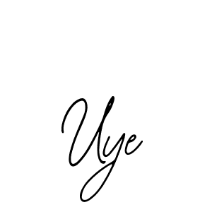 How to make Uye signature? Bearetta-2O07w is a professional autograph style. Create handwritten signature for Uye name. Uye signature style 12 images and pictures png