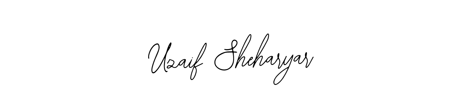 Make a beautiful signature design for name Uzaif Sheharyar. Use this online signature maker to create a handwritten signature for free. Uzaif Sheharyar signature style 12 images and pictures png