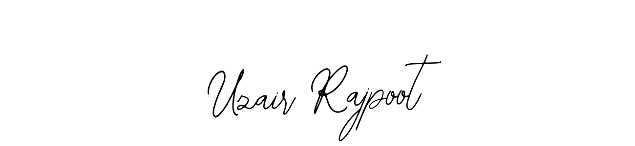 if you are searching for the best signature style for your name Uzair Rajpoot. so please give up your signature search. here we have designed multiple signature styles  using Bearetta-2O07w. Uzair Rajpoot signature style 12 images and pictures png