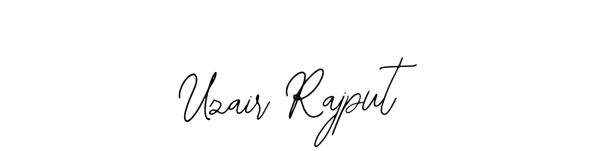 if you are searching for the best signature style for your name Uzair Rajput. so please give up your signature search. here we have designed multiple signature styles  using Bearetta-2O07w. Uzair Rajput signature style 12 images and pictures png