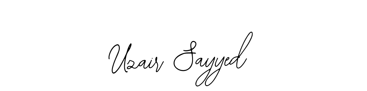 Also we have Uzair Sayyed name is the best signature style. Create professional handwritten signature collection using Bearetta-2O07w autograph style. Uzair Sayyed signature style 12 images and pictures png