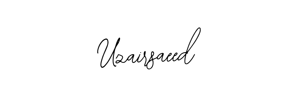 How to make Uzairsaeed name signature. Use Bearetta-2O07w style for creating short signs online. This is the latest handwritten sign. Uzairsaeed signature style 12 images and pictures png