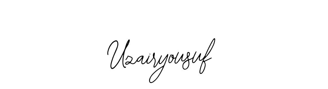 How to make Uzairyousuf name signature. Use Bearetta-2O07w style for creating short signs online. This is the latest handwritten sign. Uzairyousuf signature style 12 images and pictures png