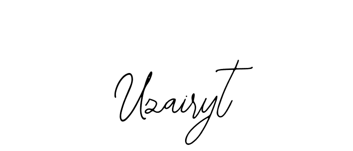Use a signature maker to create a handwritten signature online. With this signature software, you can design (Bearetta-2O07w) your own signature for name Uzairyt. Uzairyt signature style 12 images and pictures png