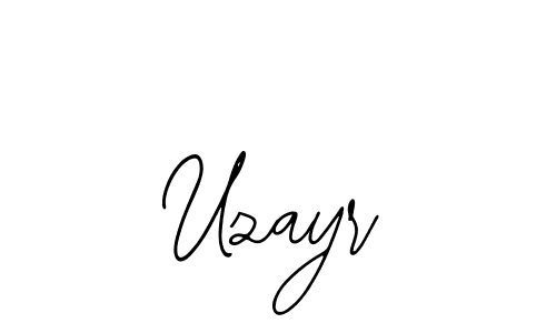 You should practise on your own different ways (Bearetta-2O07w) to write your name (Uzayr) in signature. don't let someone else do it for you. Uzayr signature style 12 images and pictures png