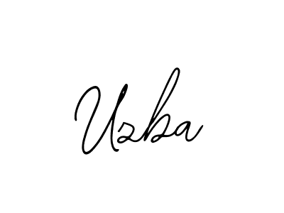 You should practise on your own different ways (Bearetta-2O07w) to write your name (Uzba) in signature. don't let someone else do it for you. Uzba signature style 12 images and pictures png