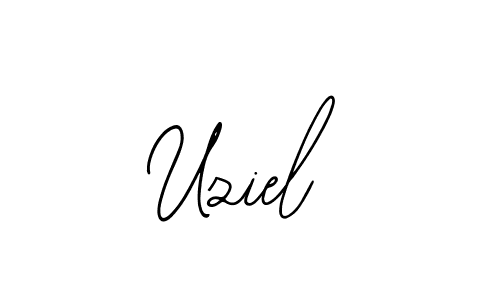 Design your own signature with our free online signature maker. With this signature software, you can create a handwritten (Bearetta-2O07w) signature for name Uziel. Uziel signature style 12 images and pictures png