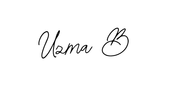 Similarly Bearetta-2O07w is the best handwritten signature design. Signature creator online .You can use it as an online autograph creator for name Uzma B. Uzma B signature style 12 images and pictures png