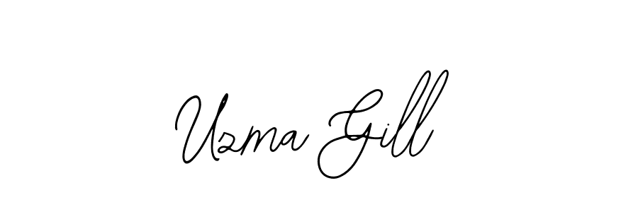 Here are the top 10 professional signature styles for the name Uzma Gill. These are the best autograph styles you can use for your name. Uzma Gill signature style 12 images and pictures png