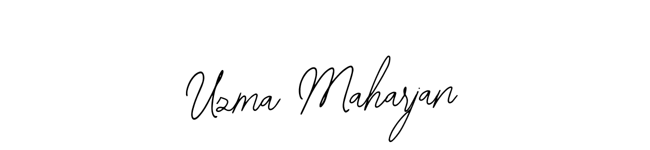 Make a beautiful signature design for name Uzma Maharjan. Use this online signature maker to create a handwritten signature for free. Uzma Maharjan signature style 12 images and pictures png