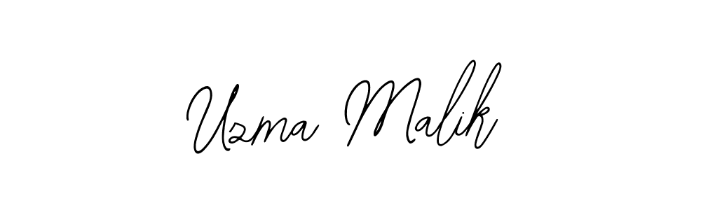 Also we have Uzma Malik name is the best signature style. Create professional handwritten signature collection using Bearetta-2O07w autograph style. Uzma Malik signature style 12 images and pictures png