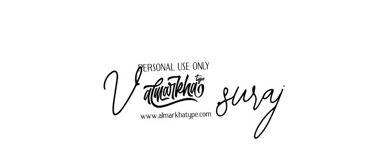 Create a beautiful signature design for name V@.suraj. With this signature (Bearetta-2O07w) fonts, you can make a handwritten signature for free. V@.suraj signature style 12 images and pictures png