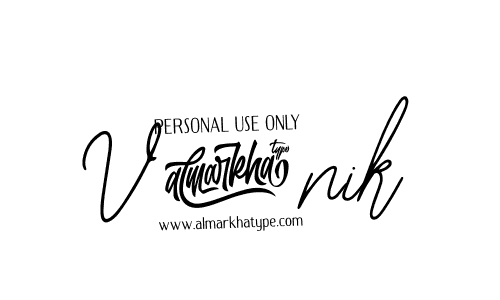 Also we have V@nik name is the best signature style. Create professional handwritten signature collection using Bearetta-2O07w autograph style. V@nik signature style 12 images and pictures png