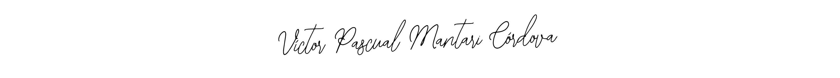 Make a beautiful signature design for name Víctor Pascual Mantari Córdova. With this signature (Bearetta-2O07w) style, you can create a handwritten signature for free. Víctor Pascual Mantari Córdova signature style 12 images and pictures png