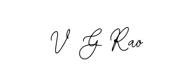 You can use this online signature creator to create a handwritten signature for the name V  G Rao. This is the best online autograph maker. V  G Rao signature style 12 images and pictures png