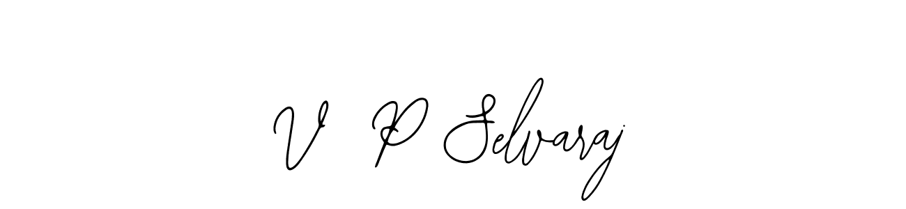 You can use this online signature creator to create a handwritten signature for the name V  P Selvaraj. This is the best online autograph maker. V  P Selvaraj signature style 12 images and pictures png