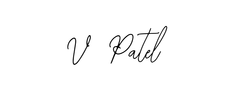 This is the best signature style for the V  Patel name. Also you like these signature font (Bearetta-2O07w). Mix name signature. V  Patel signature style 12 images and pictures png