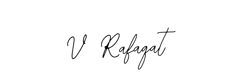 Make a short V  Rafaqat signature style. Manage your documents anywhere anytime using Bearetta-2O07w. Create and add eSignatures, submit forms, share and send files easily. V  Rafaqat signature style 12 images and pictures png