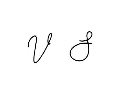 Design your own signature with our free online signature maker. With this signature software, you can create a handwritten (Bearetta-2O07w) signature for name V  S. V  S signature style 12 images and pictures png