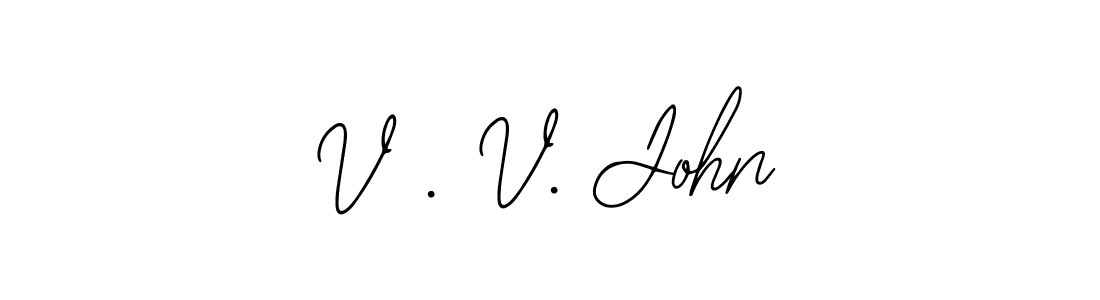 Use a signature maker to create a handwritten signature online. With this signature software, you can design (Bearetta-2O07w) your own signature for name V . V. John. V . V. John signature style 12 images and pictures png