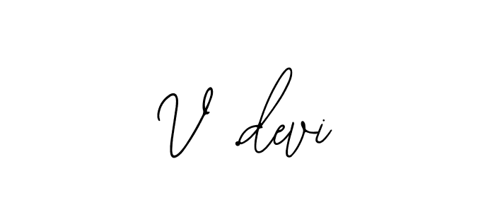 Also we have V .devi name is the best signature style. Create professional handwritten signature collection using Bearetta-2O07w autograph style. V .devi signature style 12 images and pictures png