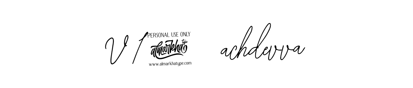You should practise on your own different ways (Bearetta-2O07w) to write your name (V 12 5achdevva) in signature. don't let someone else do it for you. V 12 5achdevva signature style 12 images and pictures png