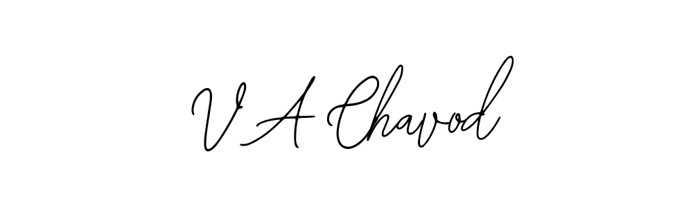 Best and Professional Signature Style for V A Chavod. Bearetta-2O07w Best Signature Style Collection. V A Chavod signature style 12 images and pictures png
