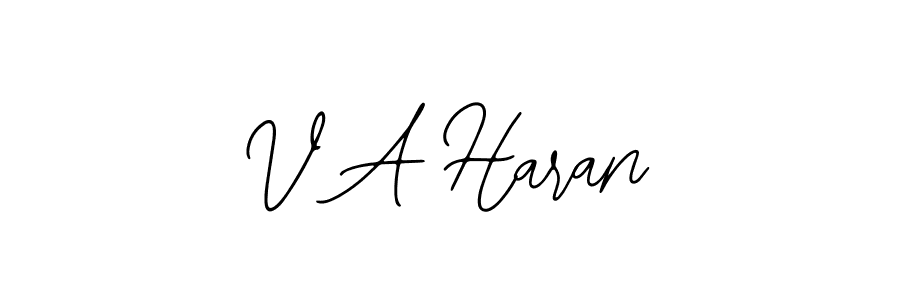 You can use this online signature creator to create a handwritten signature for the name V A Haran. This is the best online autograph maker. V A Haran signature style 12 images and pictures png