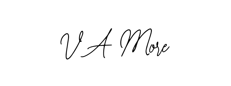 V A More stylish signature style. Best Handwritten Sign (Bearetta-2O07w) for my name. Handwritten Signature Collection Ideas for my name V A More. V A More signature style 12 images and pictures png