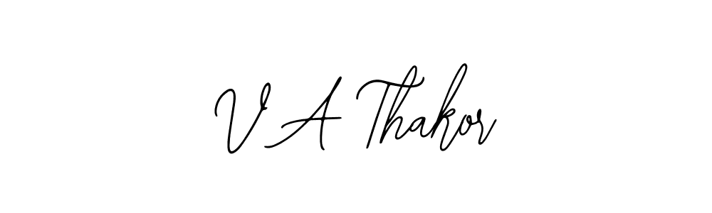 This is the best signature style for the V A Thakor name. Also you like these signature font (Bearetta-2O07w). Mix name signature. V A Thakor signature style 12 images and pictures png