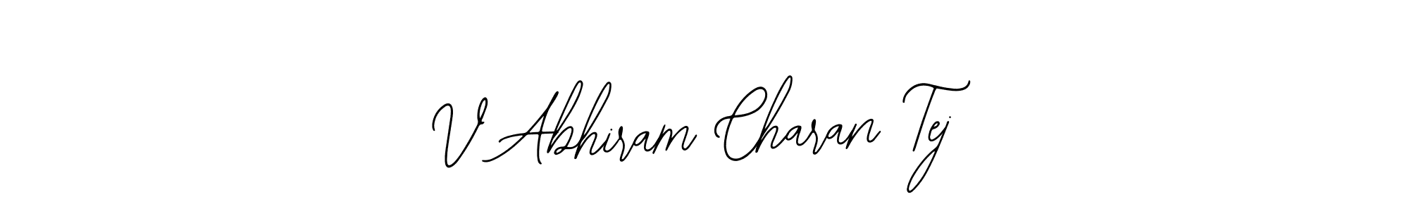 V Abhiram Charan Tej stylish signature style. Best Handwritten Sign (Bearetta-2O07w) for my name. Handwritten Signature Collection Ideas for my name V Abhiram Charan Tej. V Abhiram Charan Tej signature style 12 images and pictures png