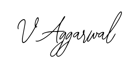 Make your name V Aggarwal memorable on every contract using Bearetta-2O07w autograph style. Instant transparent background export available. V Aggarwal signature style 12 images and pictures png