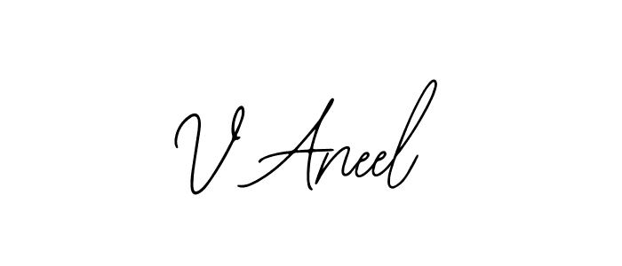 V Aneel stylish signature style. Best Handwritten Sign (Bearetta-2O07w) for my name. Handwritten Signature Collection Ideas for my name V Aneel. V Aneel signature style 12 images and pictures png