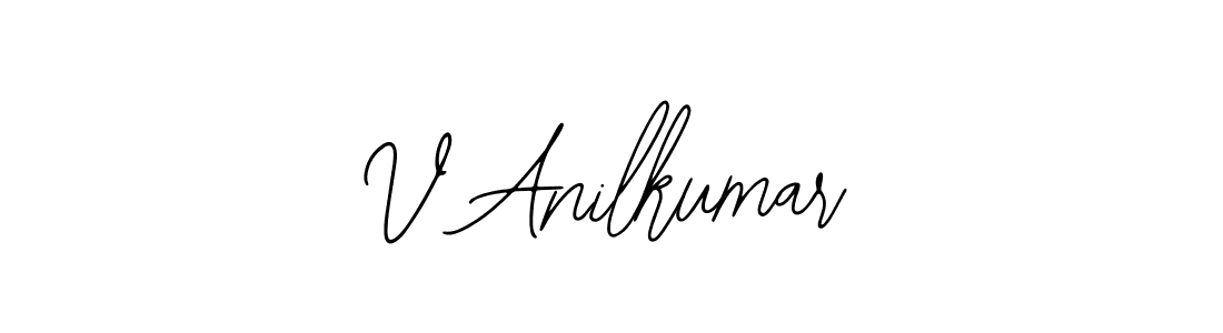 Make a beautiful signature design for name V Anilkumar. Use this online signature maker to create a handwritten signature for free. V Anilkumar signature style 12 images and pictures png