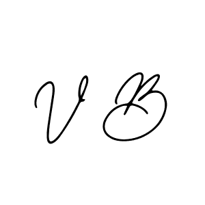 Use a signature maker to create a handwritten signature online. With this signature software, you can design (Bearetta-2O07w) your own signature for name V B. V B signature style 12 images and pictures png