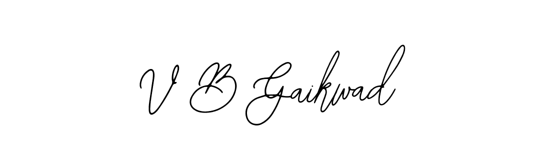 V B Gaikwad stylish signature style. Best Handwritten Sign (Bearetta-2O07w) for my name. Handwritten Signature Collection Ideas for my name V B Gaikwad. V B Gaikwad signature style 12 images and pictures png