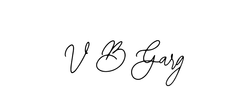 Also we have V B Garg name is the best signature style. Create professional handwritten signature collection using Bearetta-2O07w autograph style. V B Garg signature style 12 images and pictures png