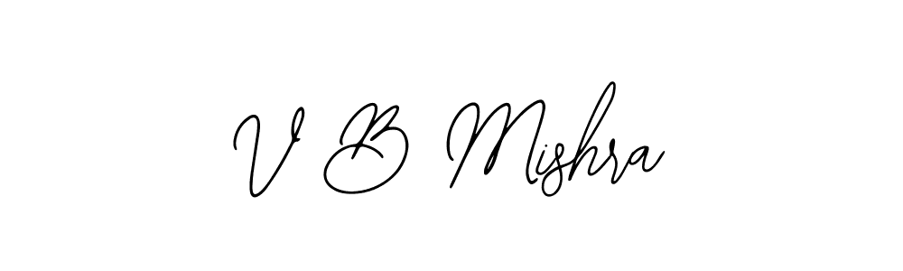 Make a beautiful signature design for name V B Mishra. Use this online signature maker to create a handwritten signature for free. V B Mishra signature style 12 images and pictures png