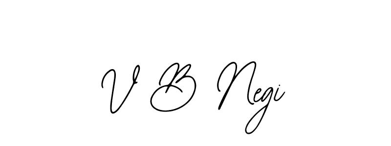 Create a beautiful signature design for name V B Negi. With this signature (Bearetta-2O07w) fonts, you can make a handwritten signature for free. V B Negi signature style 12 images and pictures png