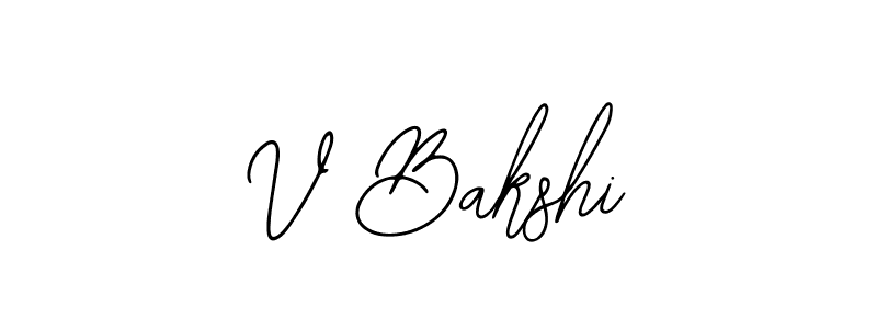 V Bakshi stylish signature style. Best Handwritten Sign (Bearetta-2O07w) for my name. Handwritten Signature Collection Ideas for my name V Bakshi. V Bakshi signature style 12 images and pictures png