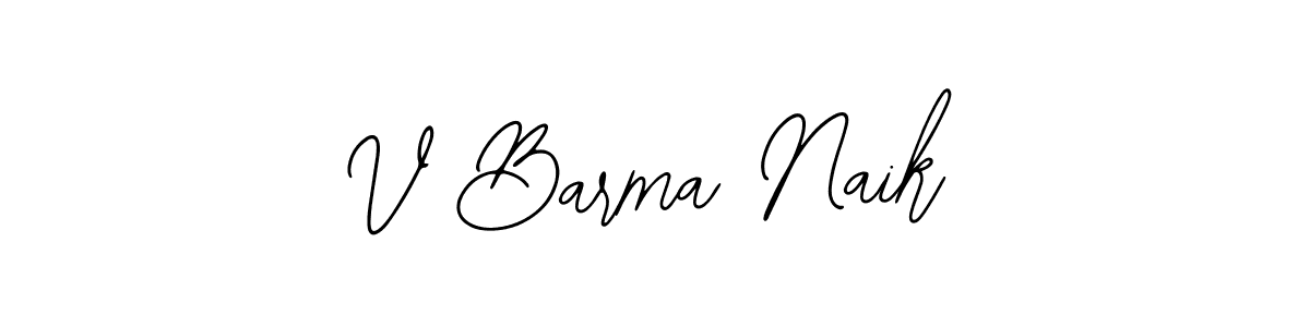 How to make V Barma Naik signature? Bearetta-2O07w is a professional autograph style. Create handwritten signature for V Barma Naik name. V Barma Naik signature style 12 images and pictures png