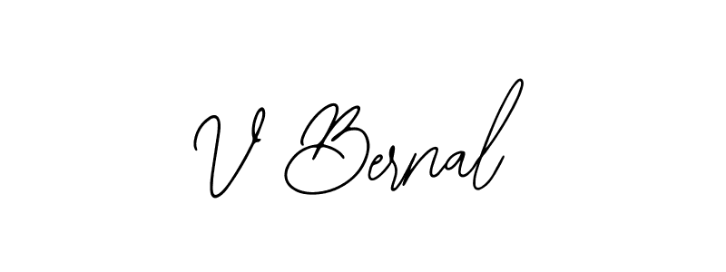 Bearetta-2O07w is a professional signature style that is perfect for those who want to add a touch of class to their signature. It is also a great choice for those who want to make their signature more unique. Get V Bernal name to fancy signature for free. V Bernal signature style 12 images and pictures png