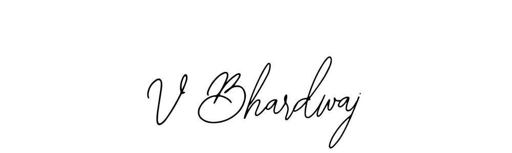 How to Draw V Bhardwaj signature style? Bearetta-2O07w is a latest design signature styles for name V Bhardwaj. V Bhardwaj signature style 12 images and pictures png