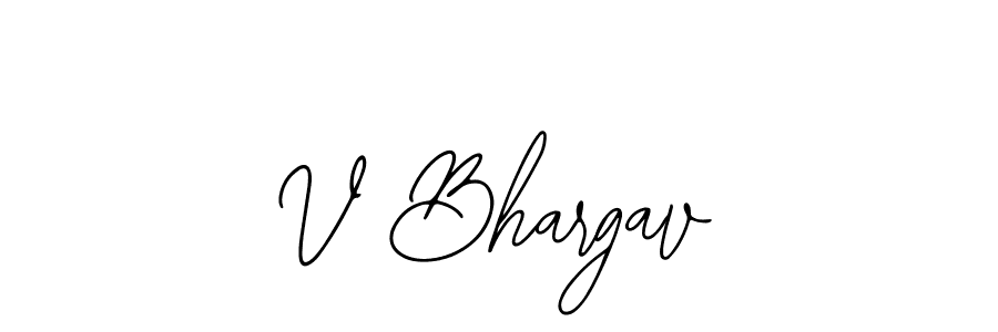 How to Draw V Bhargav signature style? Bearetta-2O07w is a latest design signature styles for name V Bhargav. V Bhargav signature style 12 images and pictures png