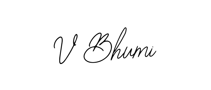 How to Draw V Bhumi signature style? Bearetta-2O07w is a latest design signature styles for name V Bhumi. V Bhumi signature style 12 images and pictures png