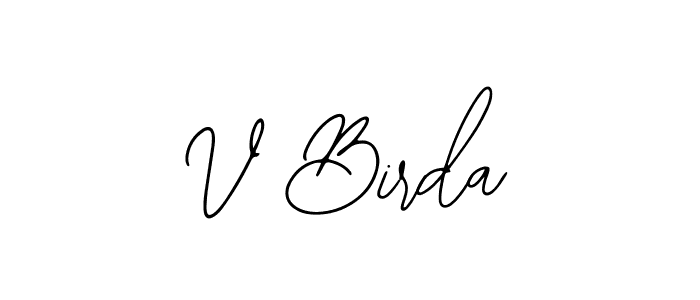 How to make V Birda signature? Bearetta-2O07w is a professional autograph style. Create handwritten signature for V Birda name. V Birda signature style 12 images and pictures png