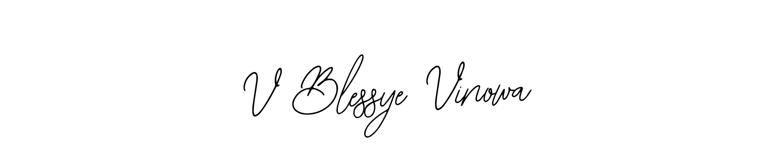Check out images of Autograph of V Blessye Vinowa name. Actor V Blessye Vinowa Signature Style. Bearetta-2O07w is a professional sign style online. V Blessye Vinowa signature style 12 images and pictures png