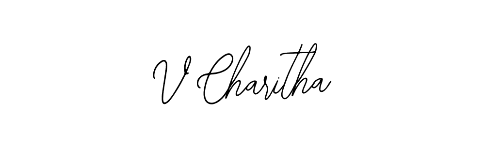 You can use this online signature creator to create a handwritten signature for the name V Charitha. This is the best online autograph maker. V Charitha signature style 12 images and pictures png