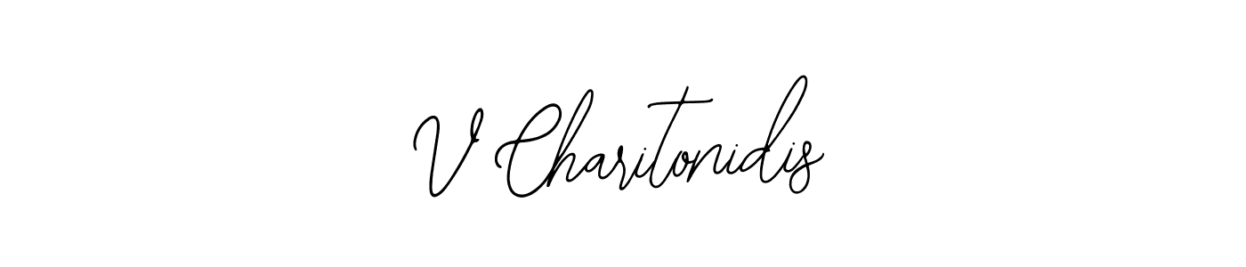 Similarly Bearetta-2O07w is the best handwritten signature design. Signature creator online .You can use it as an online autograph creator for name V Charitonidis. V Charitonidis signature style 12 images and pictures png